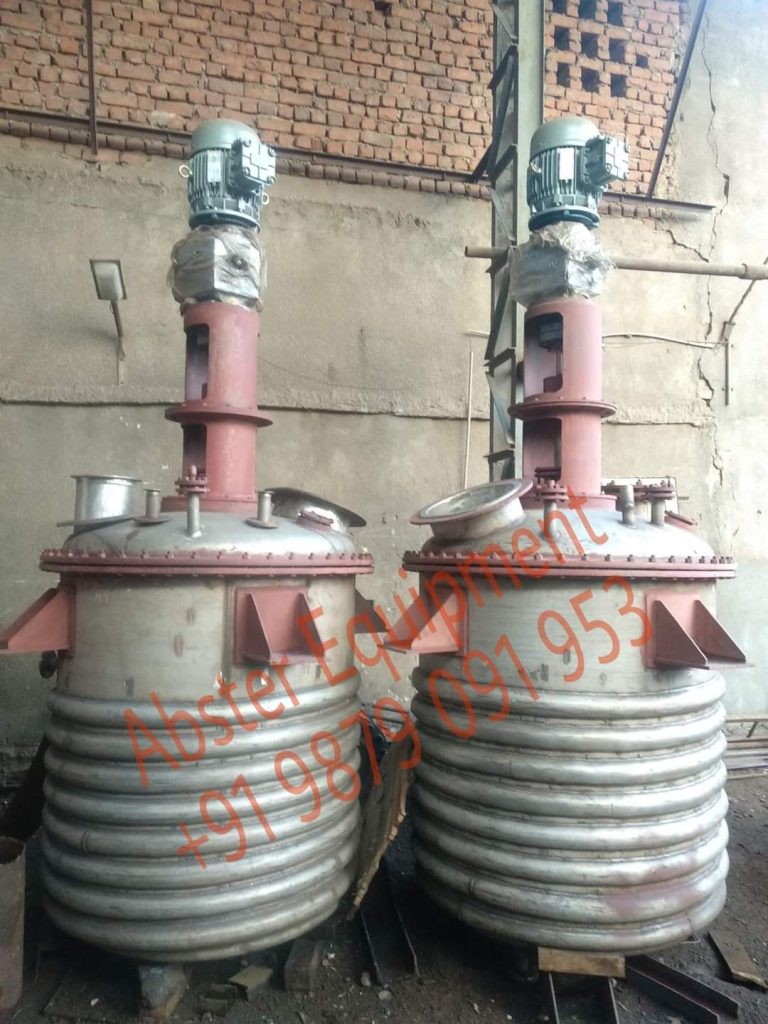 Stainless steel Limpet coil reactor